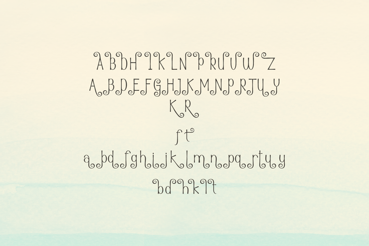 Hola Sophia字体 6