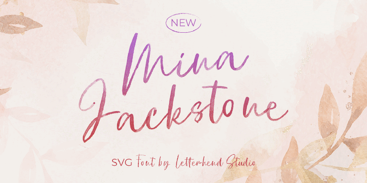 Mina Jackstone Solid字体 1