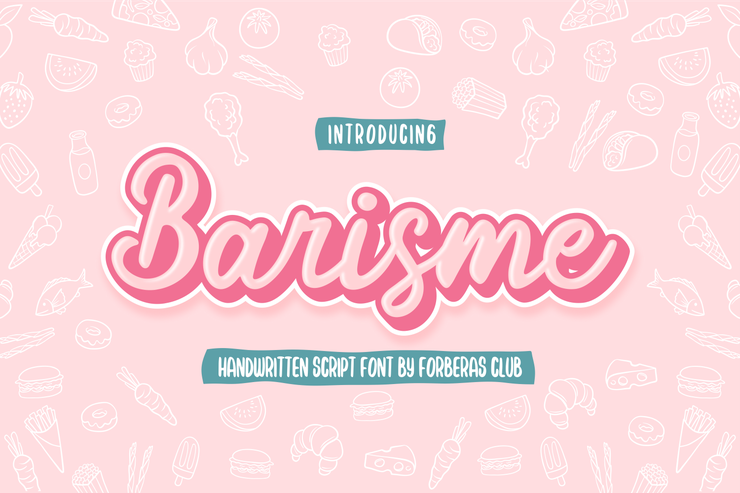 Barsime字体 3