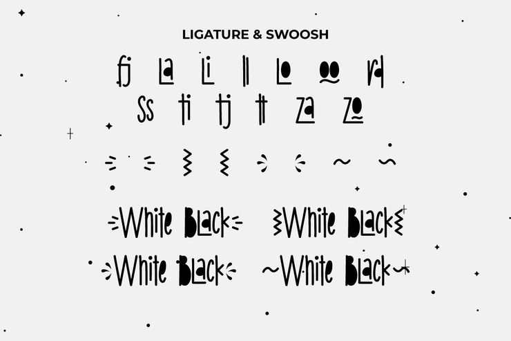 White Black字体 8