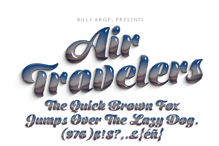 Air Travelers字体 2