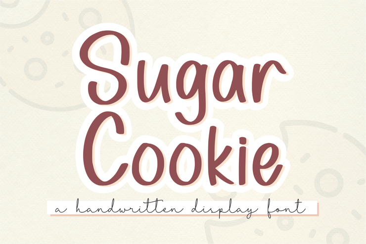 Sugar Cookie字体 8