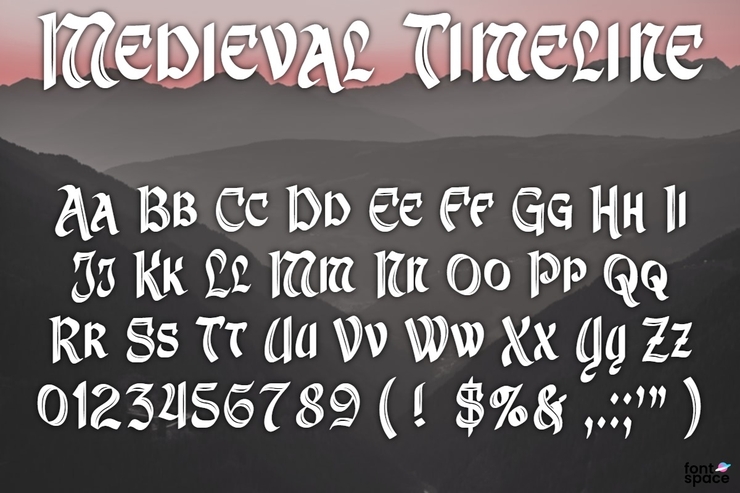 Medieval Timeline字体 2