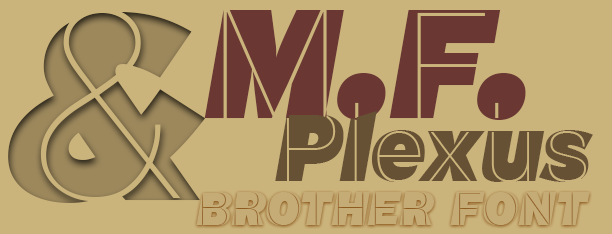 M.F. Plexus Italic字体 1