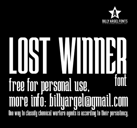 Lost Winner字体 1