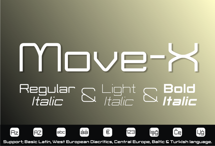 Move-X字体 2