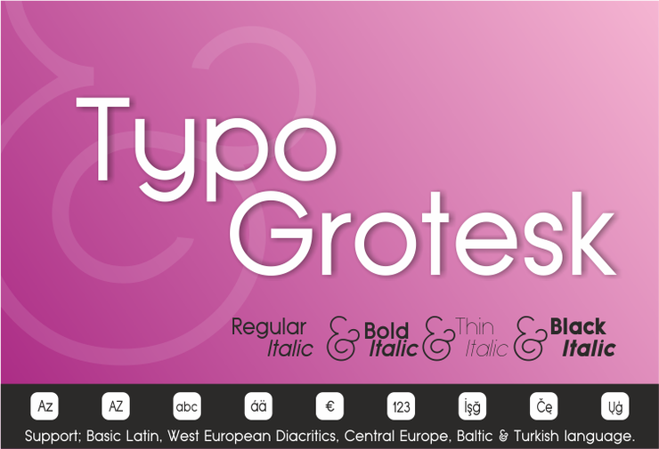 Typo Grotesk字体 1