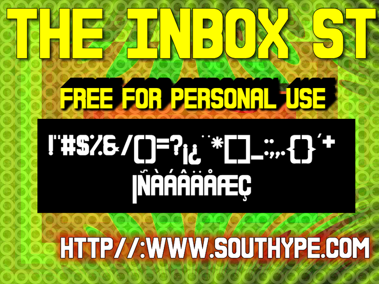 The Inbox St字体 1