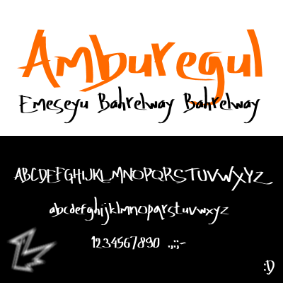 Amburegul字体 1