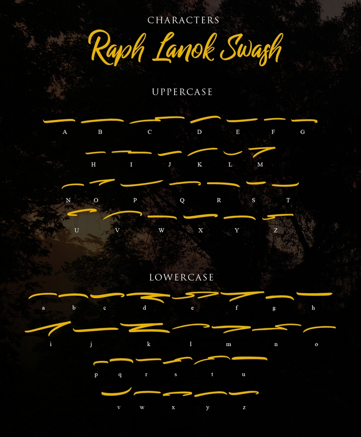 Raph Lanok Future字体 7