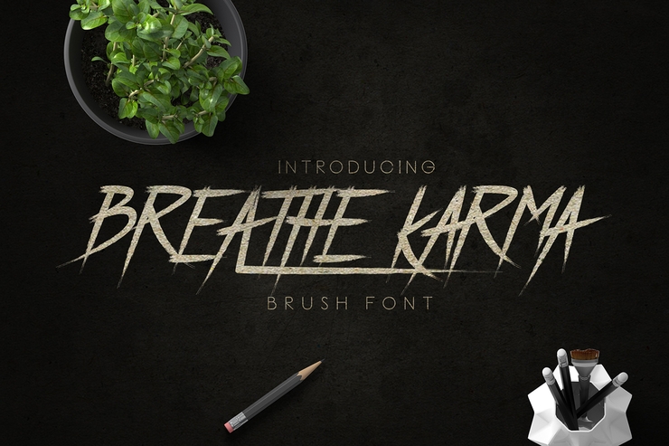 Breathe Karma字体 4