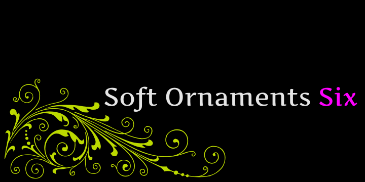Soft Ornaments Six字体 1