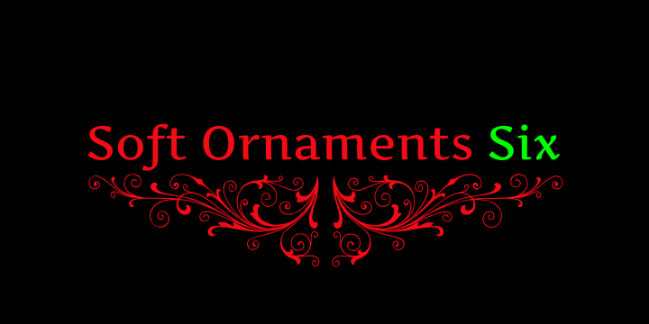 Soft Ornaments Six字体 2