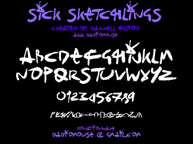 Sick Sketchlings字体 1