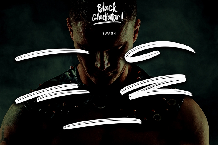 Black Gladiator -字体 5