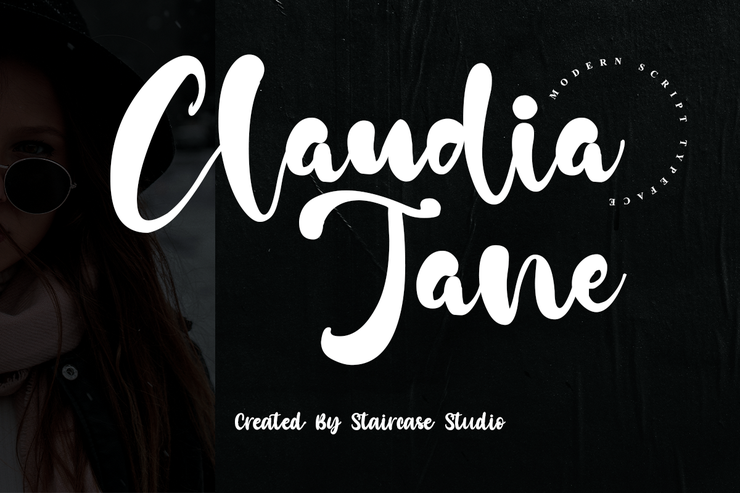 Claudia Jane字体 1