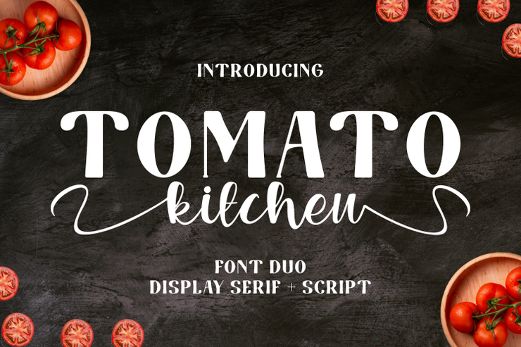 Tomato Kitchen Display字体 3
