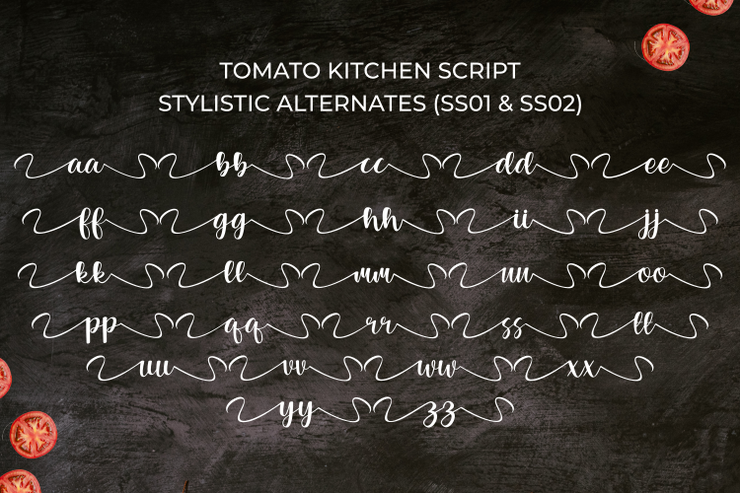Tomato Kitchen Display字体 6