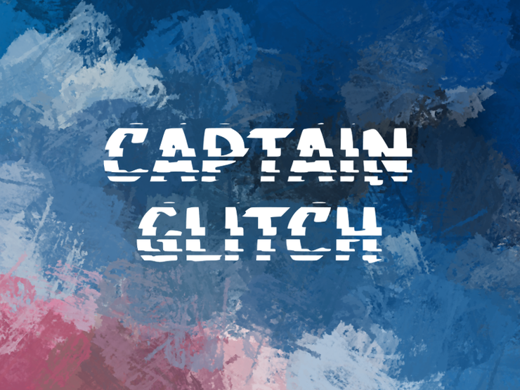 c Captain Glitch字体 1