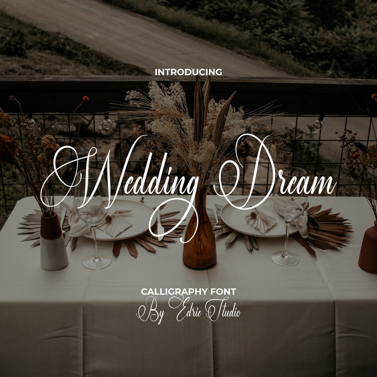 Wedding Dream字体 1