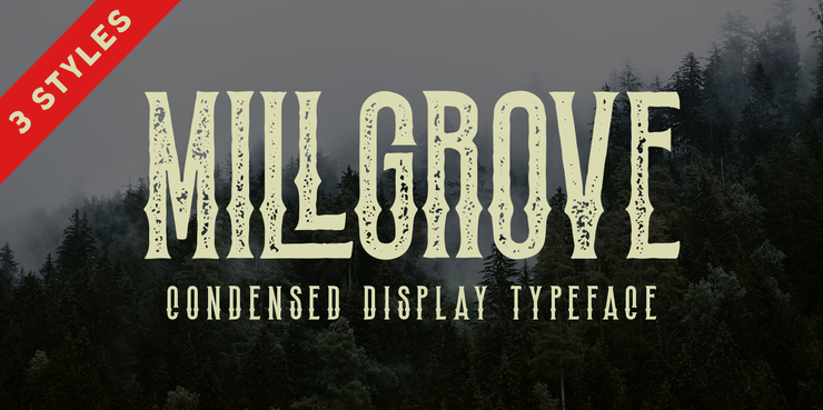 Millgrove字体 1