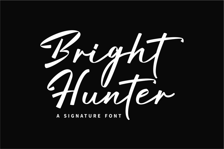 Bright Hunter字体 1
