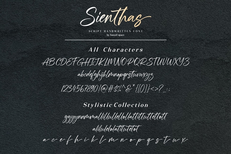 Sienthas字体 4