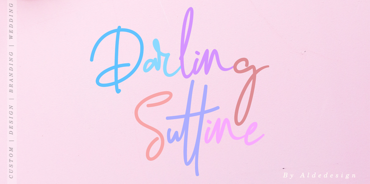 Darling Suttine字体 6