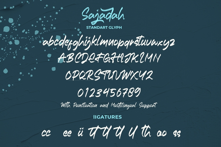 Sajadah字体 8