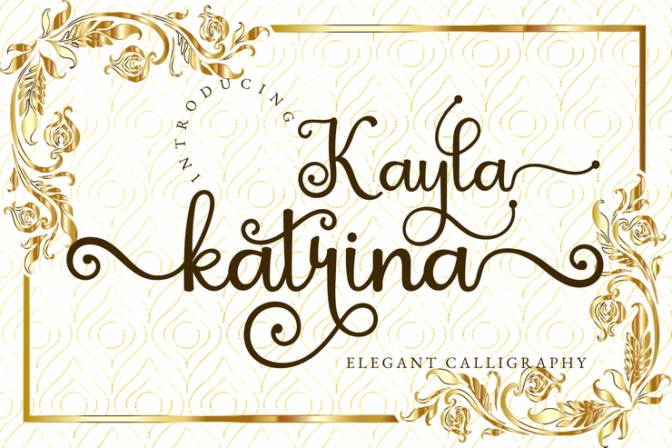 Kayla Katrina字体 1