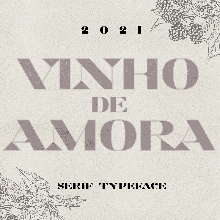 Vinho De Amora字体 2