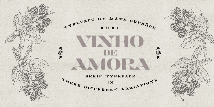 Vinho De Amora字体 5