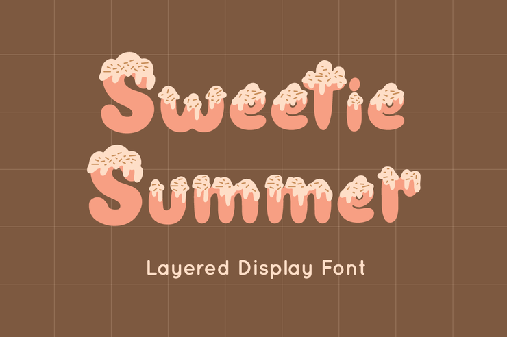 Sweetie Summer Display字体 2