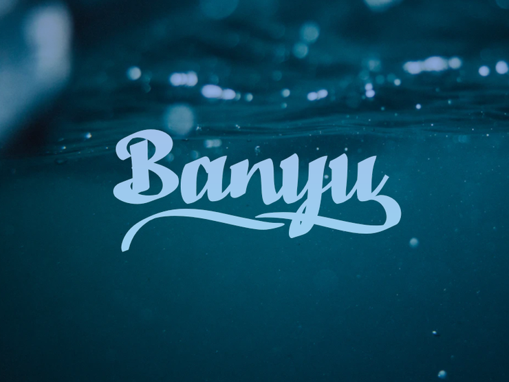b Banyu字体 1