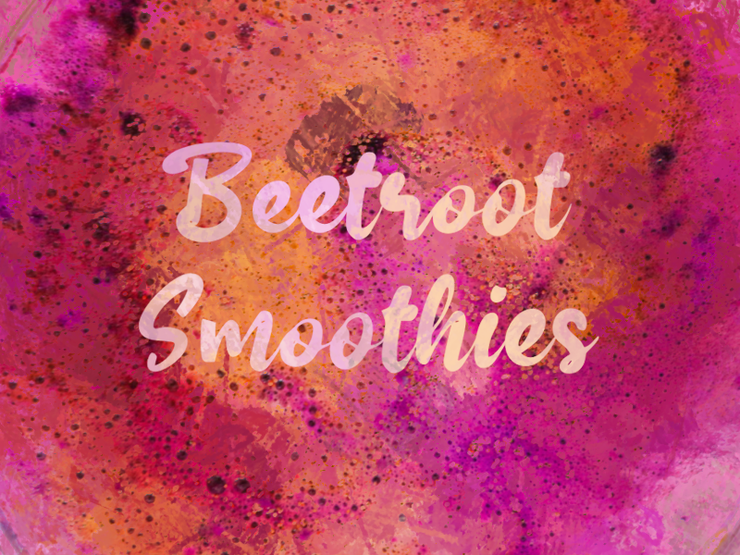 b Beetroot Smoothies字体 1