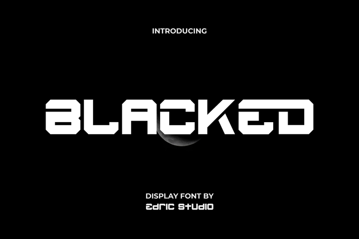 Blacked字体 1