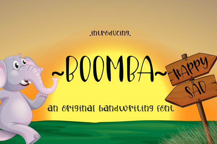 Boomba字体 3