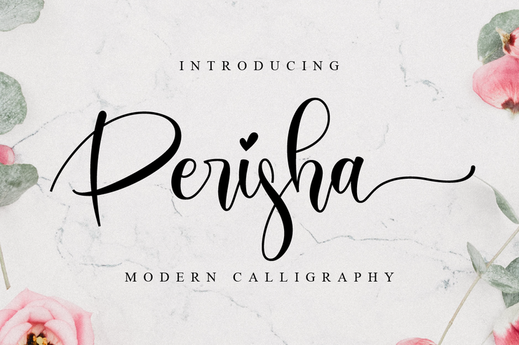 Perisha字体 1