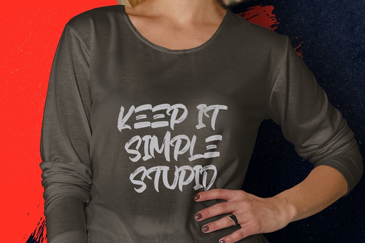 Hiruzen Exist字体 7