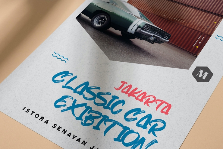 Hiruzen Exist字体 10