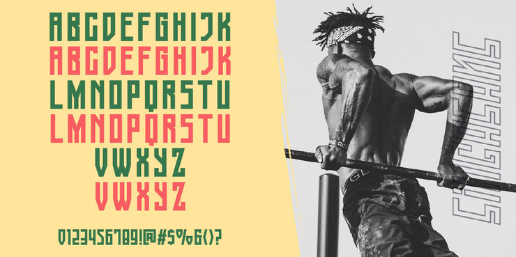 Singa Serif字体 5