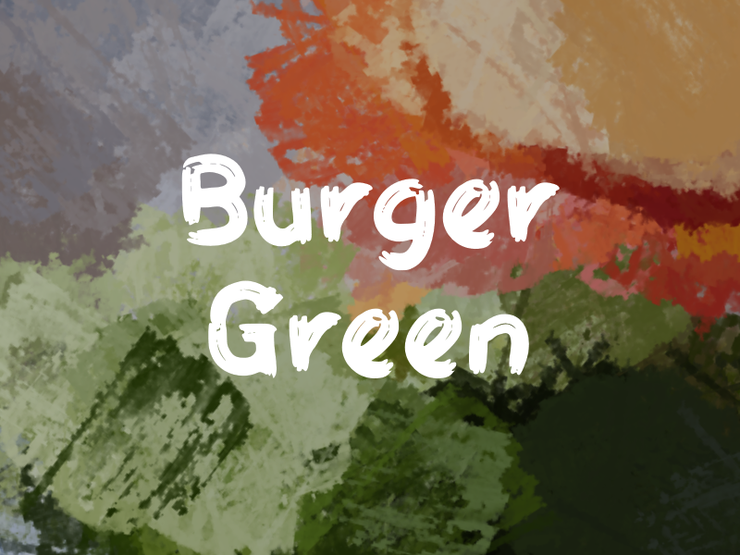 b Burger Green字体 1