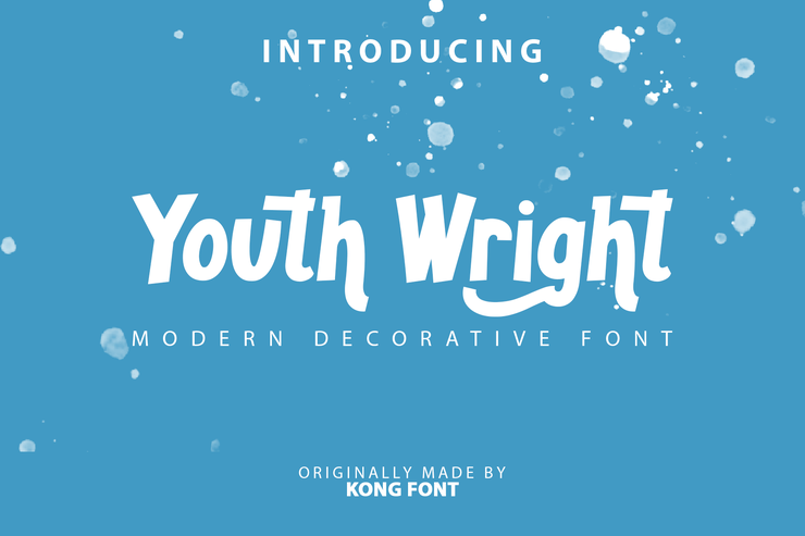 Youth wright字体 1