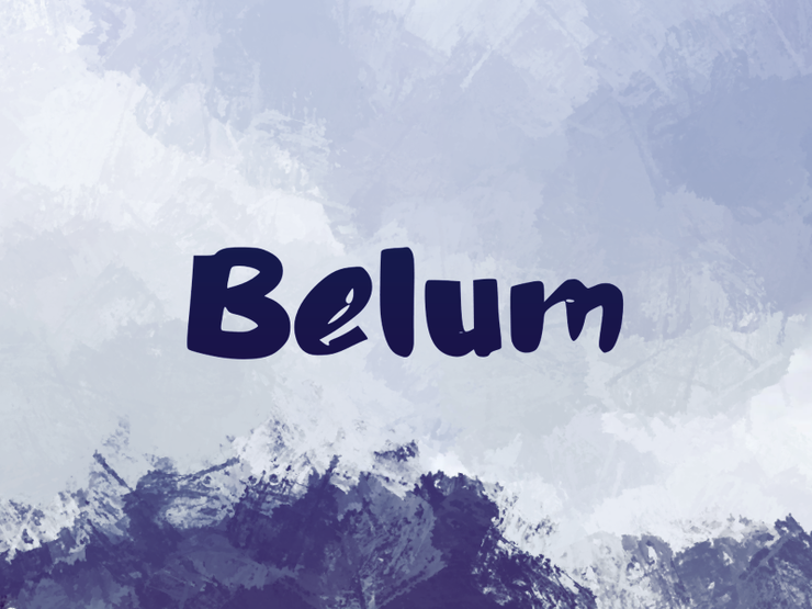 b Belum字体 1