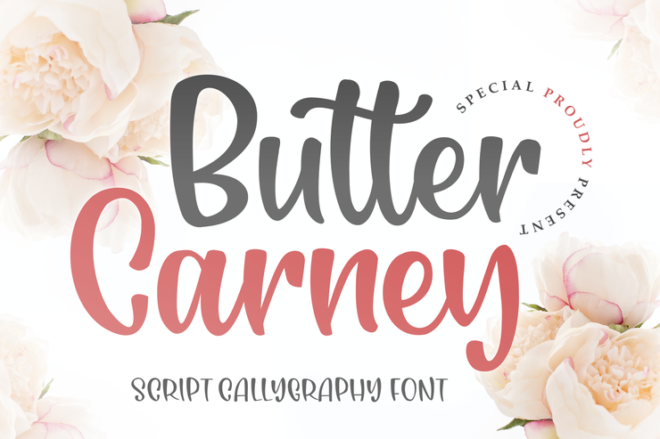 Butter Carney字体 7