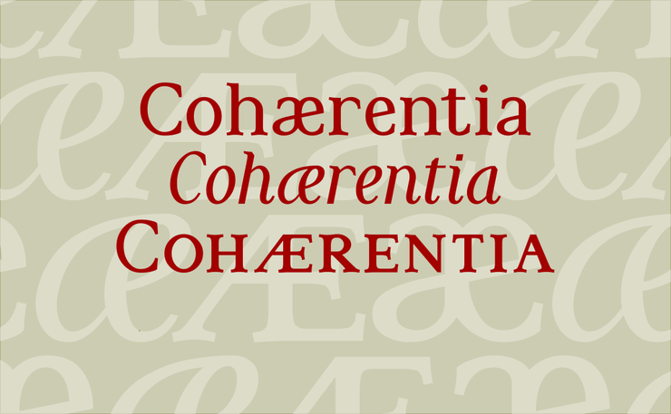 Cohaerentia字体 1