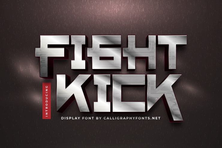 Fight Kick字体 1
