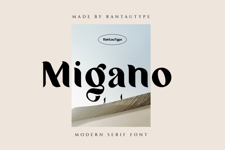 Migano Ligature字体 2