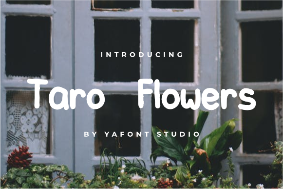 Taro Flowers字体 1