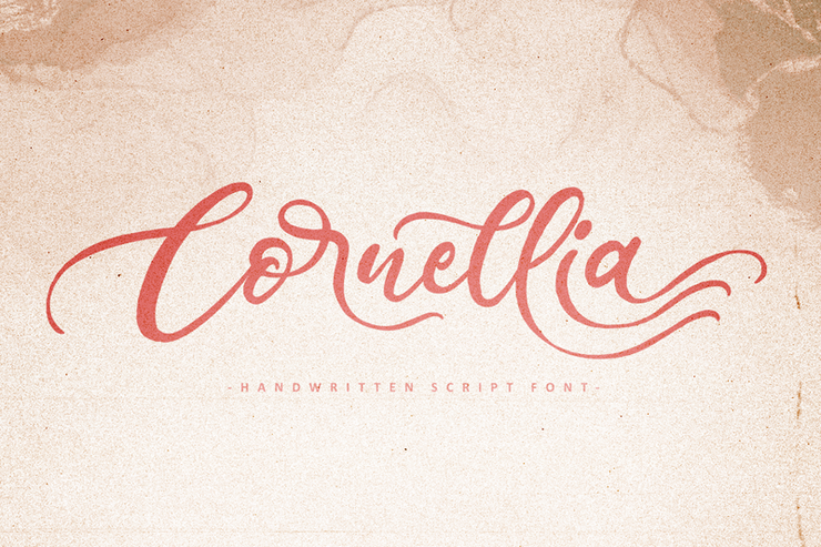 Cornellia字体 1